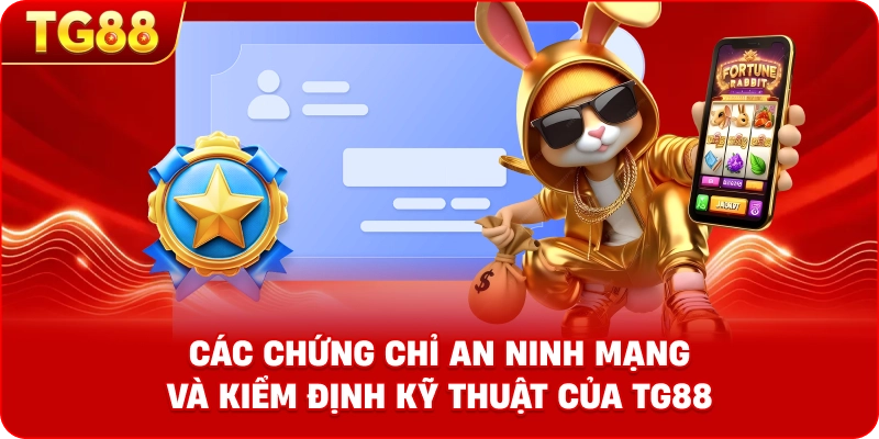 Các chứng chỉ an ninh mạng và kiểm định kỹ thuật của TG88