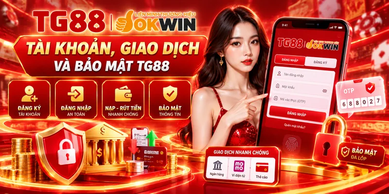 Thông tin đăng nhập xác thực OTP giao dịch và bảo mật tài khoản TG88